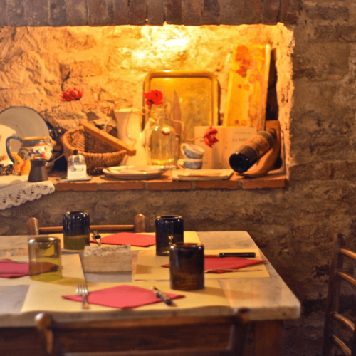 Taverna tipica in Val d’Orcia
