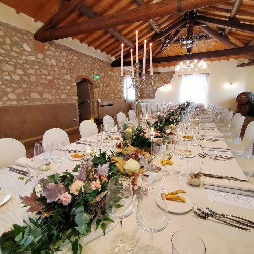 Allestimento floreale per matrimonio a Monteforte d’Alpone